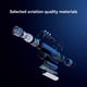 thumbnail image 3 of Soidarity Linterna de aluminio portátil 1000lm luz lateral 2600mAh Zoomable 360 ​​grados rotatorio IPX4 impermeable lámpara eléctrica alarmas Escalada Soidarity OD029318-01, 3 of 6