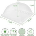 thumbnail image 2 of Xmarks Food Net Covers for Outside, 12x12" Outdoor Food Cover Mesh Screen Tents Umbrella Fly Food Covers for Picnics, Parties, BBQ, Camping, 2 of 8