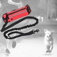 thumbnail image 3 of Cuer de para perros Poliéster Fuerte para de arrojar con riñonera portátil Correa para perros Correa reflectante ligera para - rojo Colco Tracción cuerda correa, 3 of 7