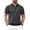 Z-stripes -Black, variant on COOFANDY Men's Zipper Polo Shirt Casual Stripe Knit Polo T Shirts Lightweight Moisture Wicking Golf Polo Shirt