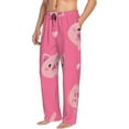 thumbnail image 2 of Balery Cartoon Pigs and Hearts print Men's Pajama Pants,Ultra Lightweight Pjs,Lounge Pant-Medium, 2 of 9