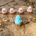 thumbnail image 4 of HLONK Blue/ Yellow/Pink Hopping Jumping Chicken Chicken Plush Toys Develop for Vision, 4 of 13