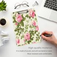 thumbnail image 4 of Acrylic Writing Board Gold12.5*9 Inch Clipboards Transparent Acrylic Material Suitable For Office Classroom Teachers Fashion Bloggers Stationery Enthusiasts Pretty Pink Rose, 4 of 9