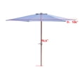 thumbnail image 6 of 9' ft. feet Outdoor Patio Market Umbrella - Blue, 6 of 7