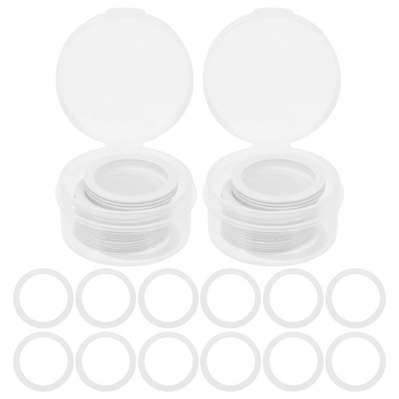 BRIGHTFUFU 60pcs Professional Kazoo Flauta Diafragms Reemplazos PE Kazoo Piezas de flauta