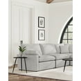 thumbnail image 2 of Collins Modular Armless Chair Grey, 2 of 10