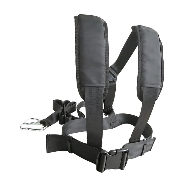 Arnés de trineo para ejercicios de fuerza, nailon premium, portátil, con banda de resistencia para tirar de neumáticos, para entrenamiento físico.
