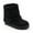 BLACK, variant on Women’s Winter Snow Boots Mid Calf Warm Platform Flat Outdoor Casual Walking Boots