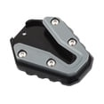 thumbnail image 4 of Zorion Motorcycle Kickstand Plate, Motorcycle Stand Pad, Enlarged Bottom Foot Extension Gray, 4 of 9