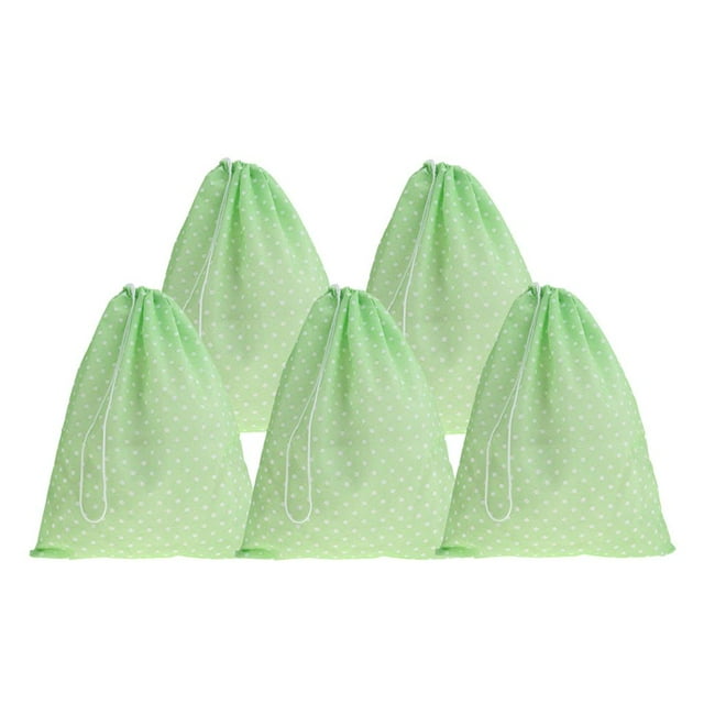 5pcs Coloreados Juguetes Portátiles Zapatos Bolsa De Almacenamiento Bolsa De Viaje Con Cordón Bolsas De Polvo Baoblaze Bolsas de almacenamiento