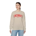 thumbnail image 7 of Cincinnati Ohio Sweatshirt Gifts Crew Neck Shirt Long Sleeve Unisex, 7 of 7