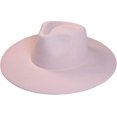 thumbnail image 1 of VERVE 8 Wide Brim Vegan Felt Rancher Hat - Women, Men, and Kids Fedora Style with Adjustable Inner Drawstring, 1 of 8