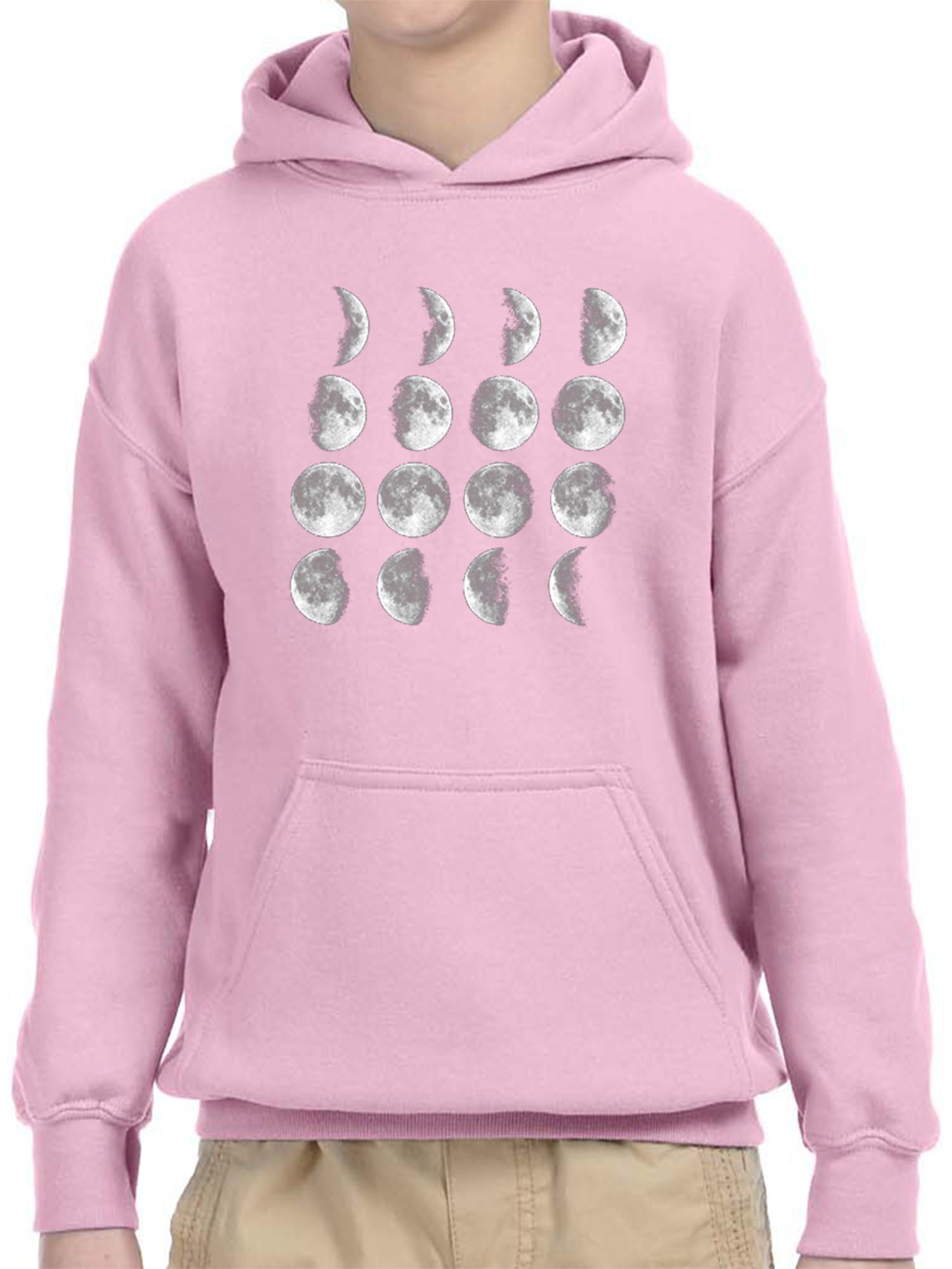 Qeeww Ferret and The Moon Pullover Hooded Sweatshirt Fashion Hoodies Big Pockets