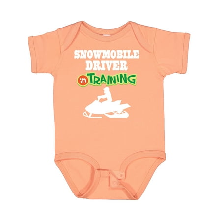 

Inktastic Snowmobile Driver in Training Gift Baby Boy Bodysuit