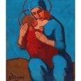 thumbnail image 2 of Artur Nikodem 12x14 Gold Ornate Wood Frame and Double Matted Museum Art Print Titled - Madonna Mother (1929), 2 of 4