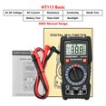 thumbnail image 2 of Digital Multimeter Professional True RMS 600V Voltage Meter Ammeter AC DC Ohm Hz Capacitance Diode Battery Tester , Readable, 2 of 6