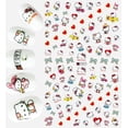 thumbnail image 2 of Hello Kitty Nail Stickers - Geek, Love, Heart, Bows, Planes over 50 Stickers Kawaii, 2 of 3
