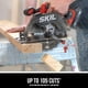 thumbnail image 2 of Sierra circular SKIL 20V sin escobillas CR6413B-11 para madera con batería, 2 of 6