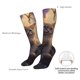 thumbnail image 4 of Fotbe Purple Flower Lazy Cat Calcetas Divertidas Estampadas para Hombre y Mujer, Calcetas de Algodón hasta la Rodilla para Caminar, Correr, Enfermería y Embarazo, 4 of 6