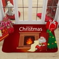 thumbnail image 6 of Up to 65% off maho Merry Christmas Entrance Door Mat, Happy New Year Low Tradition Christmas Decor Welcome Doormat, Non-Slip Carpet Rugs Floor Mat B on Clearance, 6 of 7