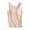 Beige, variant on Uaswgudfs Women's Summer Sleeveless Cotton Pajama Top Sleep Tee - Comfortable & Breathable Sleepwear with Padded
