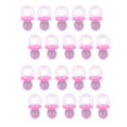 thumbnail image 3 of 30 piezas de chupetes rosas transparentes relleno de jarrón decoración de fiesta de bienvenida al bebé Baoblaze encantos de chupete de acrílico, 3 of 7