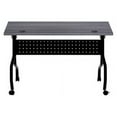 thumbnail image 4 of Lorell, Charcoal Flip Top Training Table, 1 Each, 4 of 7