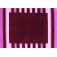 thumbnail image 1 of Ahgly Company Indoor Rectangle Abstract Pink Contemporary Area Rugs, 8' x 12', 1 of 4