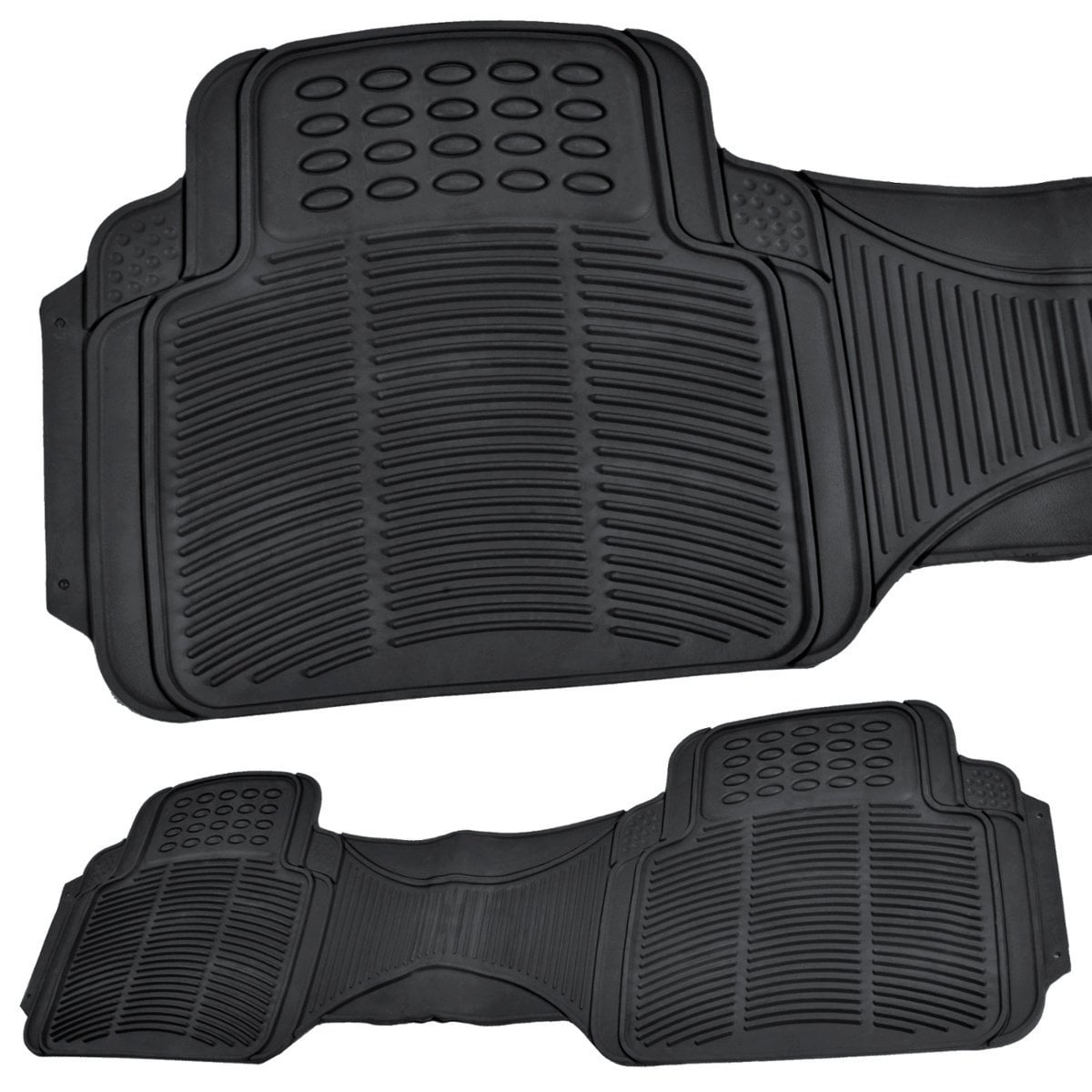 Auto Parts Accessories Car Floor Mats For All Weather Rubber 3pc