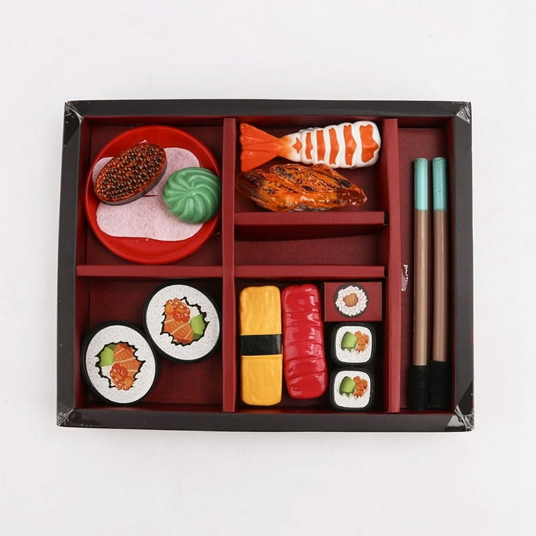 Durable Non Toxic Food Grade Japanese Style Red DIY Plastic Sushi
