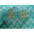thumbnail image 4 of oneOone Cotton Silk Fabric Paisley & Chevron Ikat Printed Craft Fabric BTY 42 Inch Wide, 4 of 4
