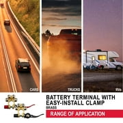 EverStart Automotive 8 oz بطارية محطة النحاس مع سهلة التركيب المشبك للاتصالات كابل متعددة