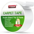 thumbnail image 1 of Cinta para alfombras YYXLIFE de doble cara 5 cm x 9 m, blanca, 1 of 7