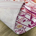 thumbnail image 5 of Ambesonne Flower Place Mats Set of 4, Pink Florals Leaves Buds, Standard Size, Pale Pink Orange, 5 of 6