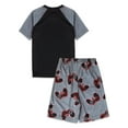 thumbnail image 2 of Wonder Nation Boys Short Sleeve Shirt and Shorts Pajama Set, 2-Piece, Sizes 4-18 & Husky, 2 of 3