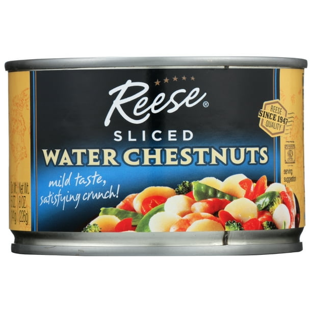Reese Water Chestnuts Sliced, 8 Oz.