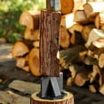 thumbnail image 4 of Wood Splitter Wedge Cubic Log Splitter Wedge Wood Splitter Wood Chopper Wood Splitter Tool Log Splitter for Rural, 4 of 8