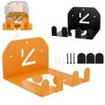thumbnail image 2 of Searching Roads Garage Organizer Trimmer Rack, Wall Mounted Weed Whacker Holder for Garden Power Tools, Grass Trimmer Hanger, Hedge Trimmer Storage, Metal Tool Rack, 2 of 8