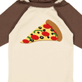 thumbnail image 4 of Inktastic Pizza Slice Boys or Girls Long Sleeve Baby Bodysuit, 4 of 5