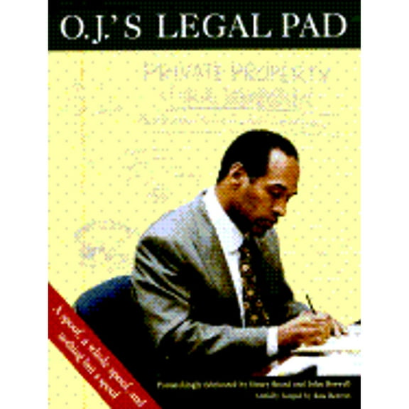 Pre-Owned O.J. Simpson's Legal Pad (Paperback) 0679768831 9780679768838