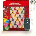 thumbnail image 1 of 30 Lights Christmas Musical Bell String Lights, 25 Classical Holiday Songs, 7 Functions Multicolor Bulb Green Wire Light With Multicolor Bells For Indoor Xmas Tree Decorations, 1 of 5