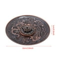 thumbnail image 2 of Porta Incienso Bling Bling de Aleación de Zinc Color Bronce Rojo Duradero, 2 of 12