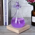thumbnail image 1 of Weather Station, Decoration Innovative Weather Forecast Glass Bottle Desktop Weather Predictor, For Office For Home Pink,Purple,White, 1 of 8