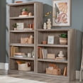 thumbnail image 2 of Sauder 5-Shelf Display Bookcase in Laurel Oak, Laurel Oak Finish, 2 of 11