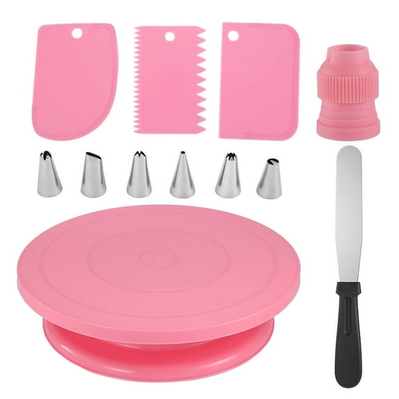 Plastic Cake Decorating Turntable Set for Easy and Elegant Cake Designs
