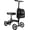 BLACK, variant on Knee Scooter Steerable Knee Walker Deluxe Medical Scooter for Foot Injuries Adult Compact Crutches,Supports Up to 300 lbs(Blue)