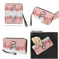 thumbnail image 4 of ZUXONGSY Christmas Sloth Print Purse and Handbags Set for Women Leather Top Handle Shoulder Bag with Matching Wallet Satchel Purse Set Hobo Bag Clutch Slim Wallet for Shopping, 4 of 4