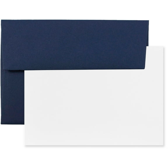 JAM Paper Stationery Set, 4Bar A1 Size, Navy Blue, 25/Pack
