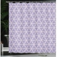 thumbnail image 3 of Ambesonne Vintage Shower Curtain, Classical Art Nouveau Print, 69"Wx75"L, Quartz White, 3 of 4