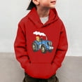 thumbnail image 2 of CONFREE Toddler Baby Boys Hoodie Long Sleeve Boys Pullover Hoodies Cartoon Car Soft Fall Winter Hooded Sweatshirt, 2 of 5
